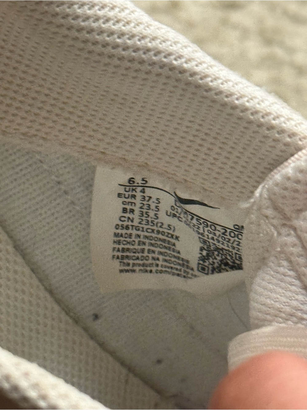 Nike Court Legacy Lift Shoes in Beige (Women’s Size 6.5) - Picture 10 of 11